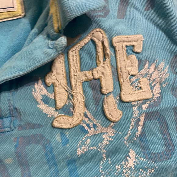 American Eagle Blue Polo - Picture 2 of 3